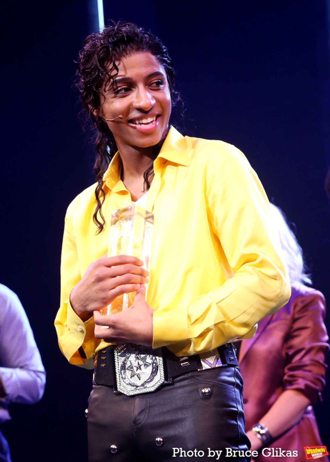 Photos: Joel Grey Presents Myles Frost His Theatre World Award Onstage at MJ THE MUSICAL  Image