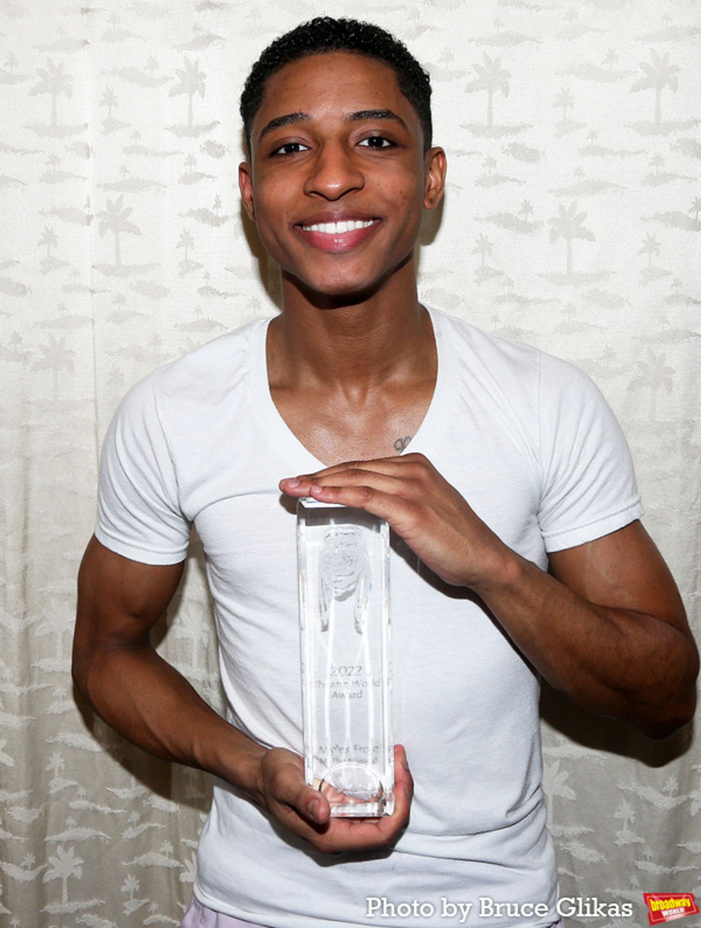 Photos: Joel Grey Presents Myles Frost His Theatre World Award Onstage at MJ THE MUSICAL  Image