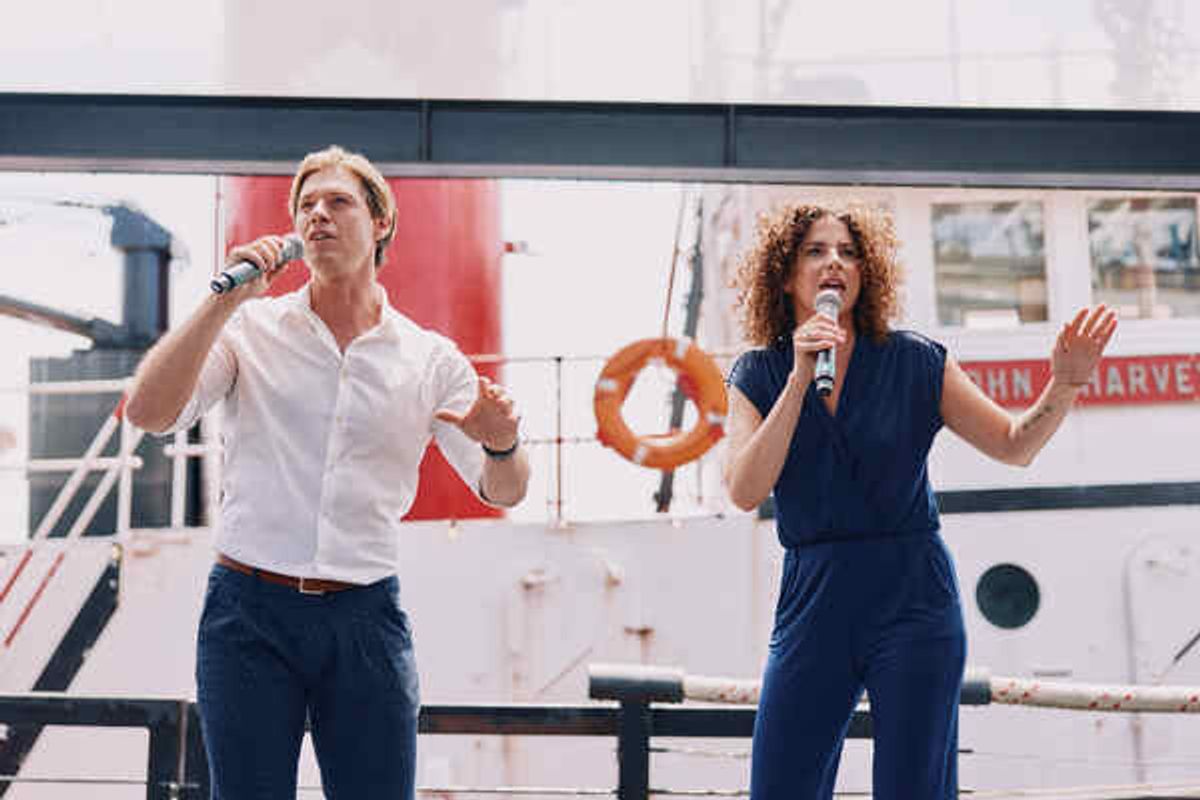 Constantine Rousouli and Alex Ellis at 