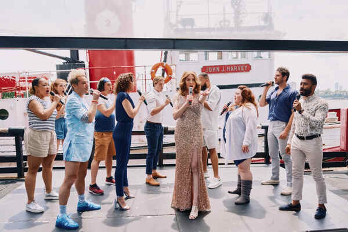 Titanique cast at Photos: The Company of TITANIQUE Meets the Press