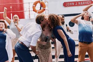 Constantine Rousouli, Marla Mindelle and Alex Ellis Photo