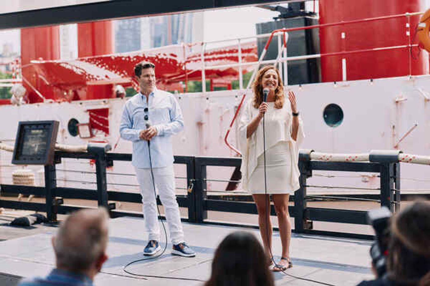 Photos: The Company of TITANIQUE Meets the Press  Image