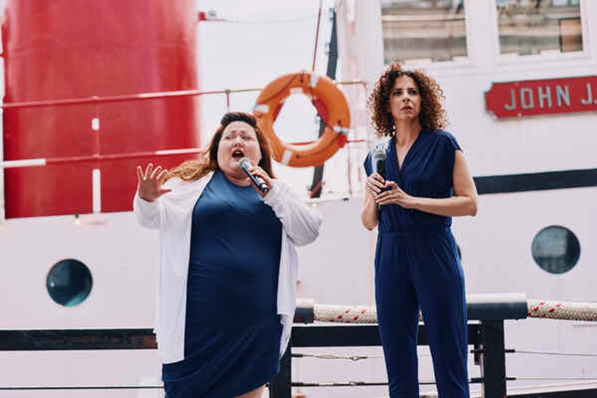 Kathy Deitch and Alex Ellis at 