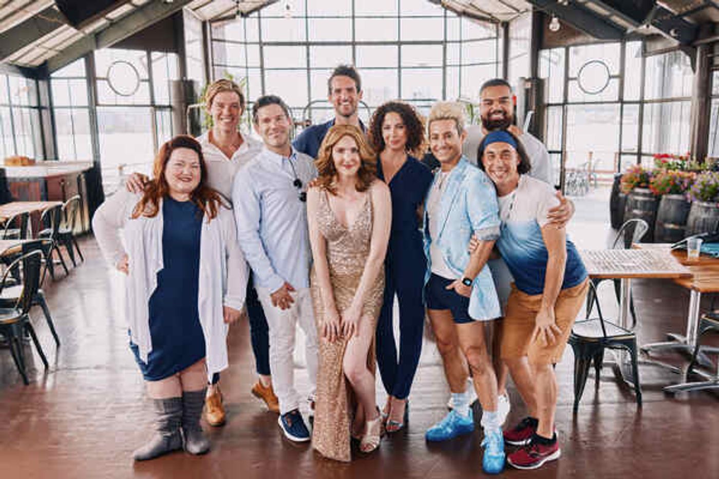 Photos: The Company of TITANIQUE Meets the Press  Image