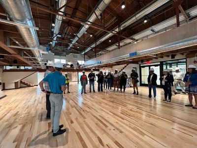 Legislators viewed the historic renovations to West Palm Beach’s Sunset Lounge Photo