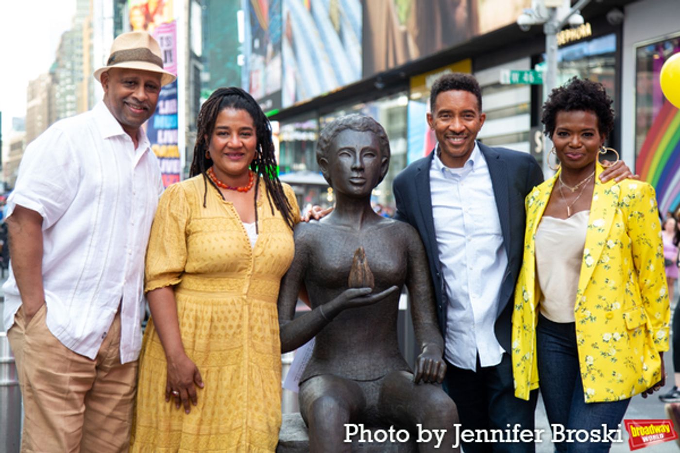 Photos: Lorraine Hansberry Statue Unveiled in Duffy Square  Image