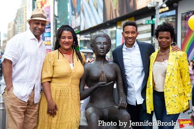 Ruben Santiago-Hudson, Lynn Nottage, Charles Randolph-Wright, LaChanze Photo