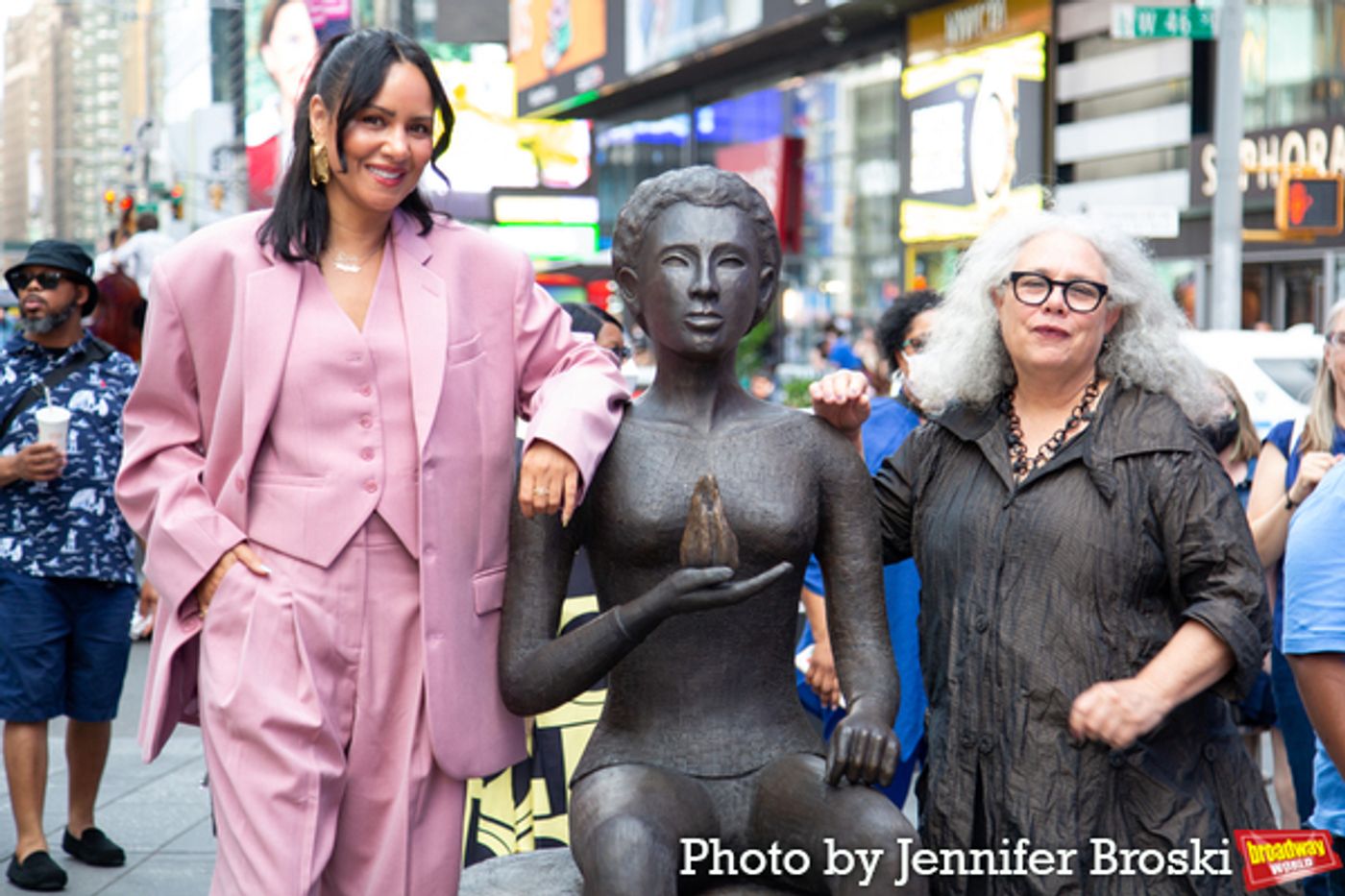 Photos: Lorraine Hansberry Statue Unveiled in Duffy Square  Image