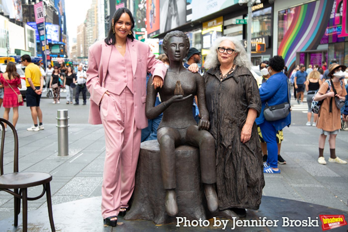 Photos: Lorraine Hansberry Statue Unveiled in Duffy Square  Image
