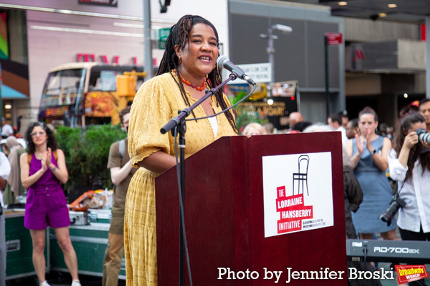 Photos: Lorraine Hansberry Statue Unveiled in Duffy Square  Image