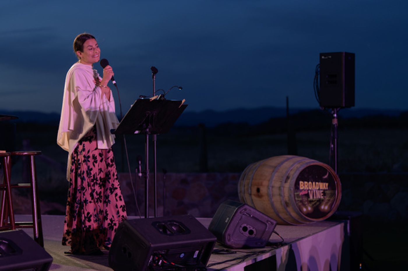 Photos: GLEE Star Lea Michele Kicks Off the BROADWAY AND VINE Concert Series  Image