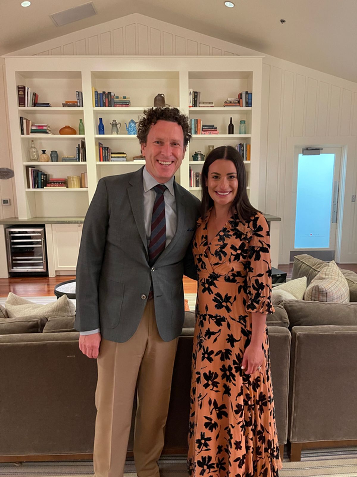 Jacob Langfelder, Lea Michele at 