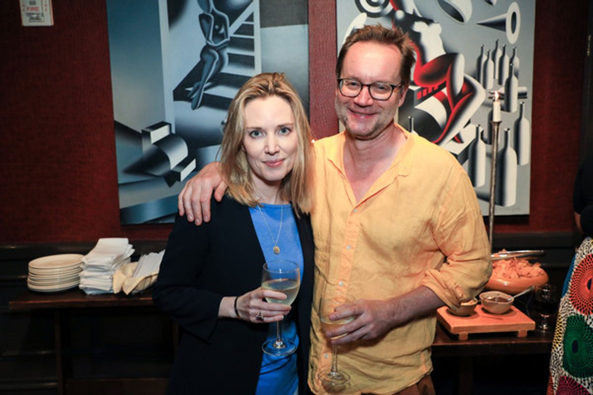 Imogen Lloyd Webber, Michael Riedel at 