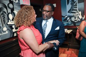 Miranda Cromwell and Wendell Pierce Photo