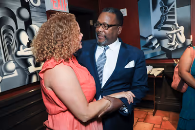 Miranda Cromwell and Wendell Pierce Photo