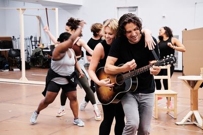 Robyn Hurder (Marcia Murphey) and Will Swenson (Neil – Then)
 Photo
