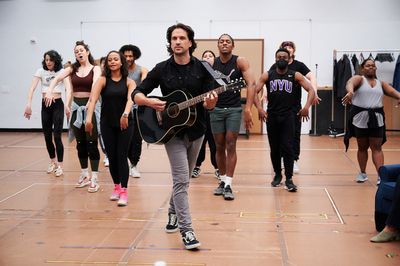 Will Swenson (Neil – Then) and the cast  Photo