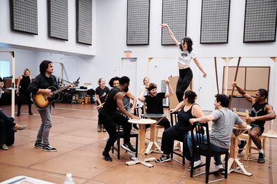 Will Swenson (Neil – Then ) and the cast Photo