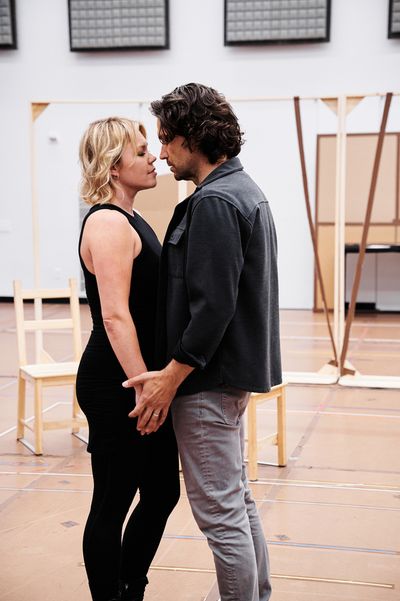 Robyn Hurder (Marcia) and Will Swenson (Neil – Then)
 Photo