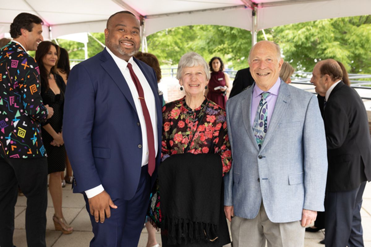 A.R.T. Executive Director Kelvin Dinkins, Jr., Katie Buttenwieser, and A.R.T. Trustee Paul Buttenwieser at Photos: American Repertory Theater Raises $1.35 Million & Honors Linda Henry at Gala