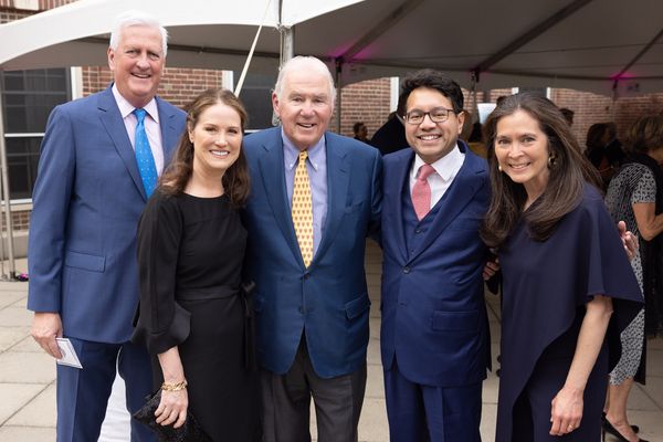Gala Co-Chair and A.R.T. Trustee Mike Sheehan, Stacey L. Goel, Joe O’Donnell, David Photo
