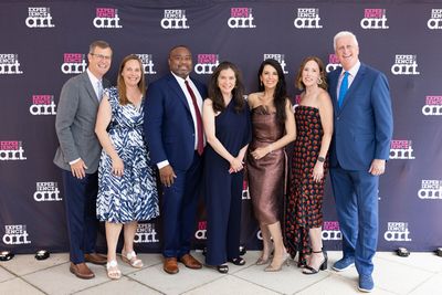  Gala Co-Chairs Sam & Amanda Kennedy, A.R.T. Executive Director Kelvin Dinkins, Jr.,  Photo