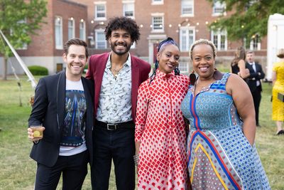 Gala Assistant Director Darren Biggart, Markus Sherman, Gala Director Torya Beard, an Photo