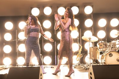  Nicole Kyoung-Mi Lambert following her performance of “Get Down” from SIX with G Photo