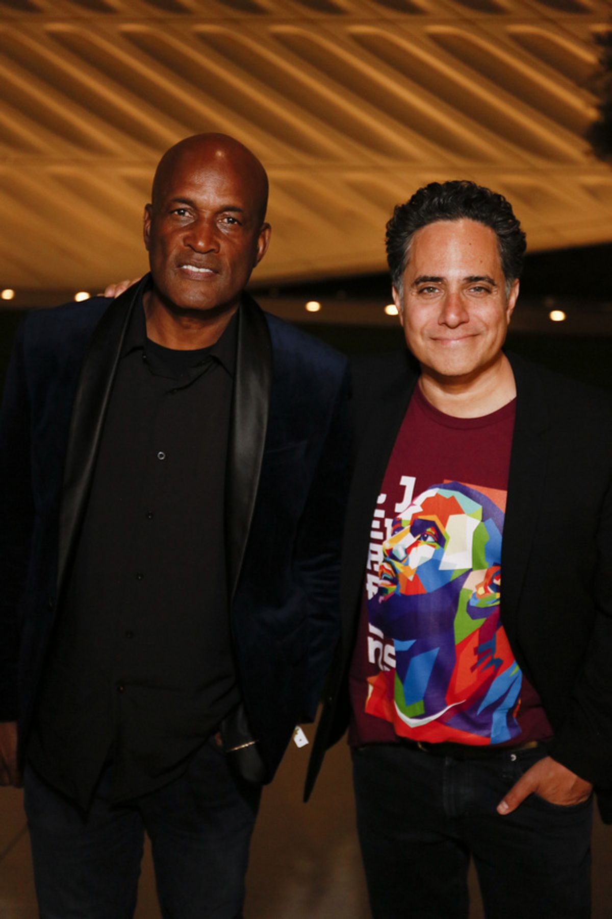  Kenny Leon and playwright Rajiv Joseph after the opening night performance of ?King James? at Center Theatre Group/Mark Taper Forum on June 8, 2022, in Los Angeles, California.  (P at 
