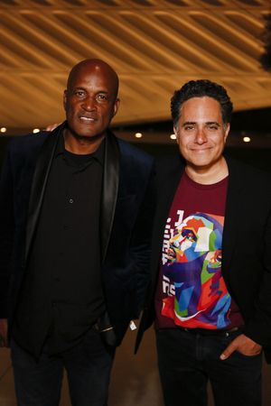  Kenny Leon and playwright Rajiv Joseph after the opening night performance of ?King  Photo