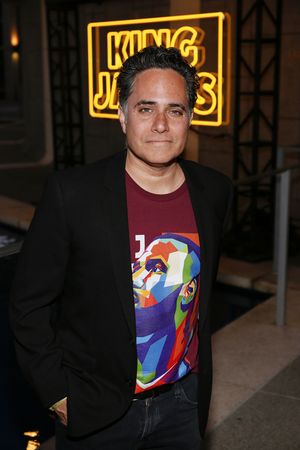 Playwright Rajiv Joseph after the opening night performance of ?King James? at Center Photo