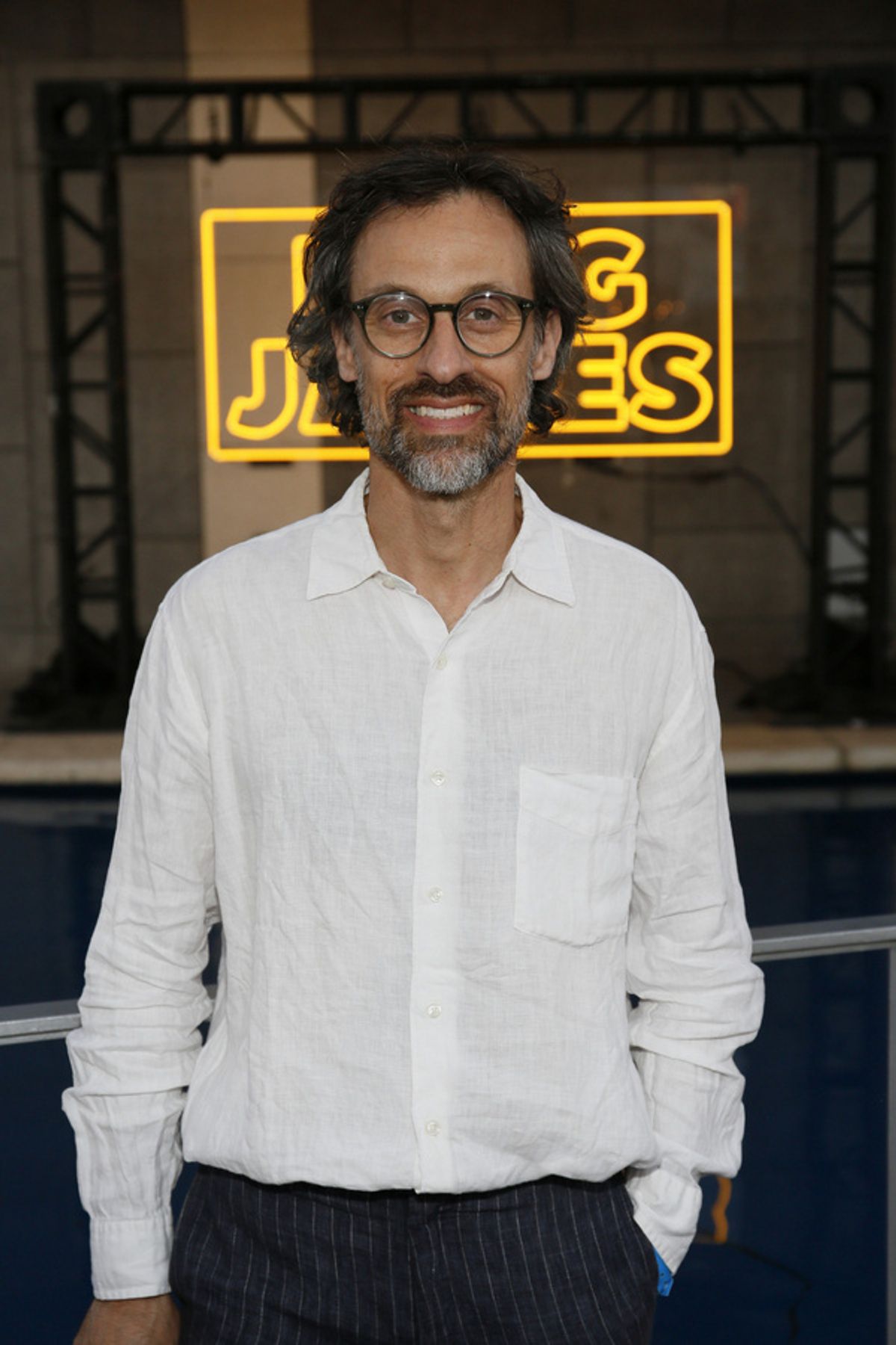 Actor Henri Lubatti arrives before the opening night performance of ?King James? at Center Theatre Group/Mark Taper Forum on June 8, 2022, in Los Angeles, California.  (Photo by Ryan Miller/Capture Im at 