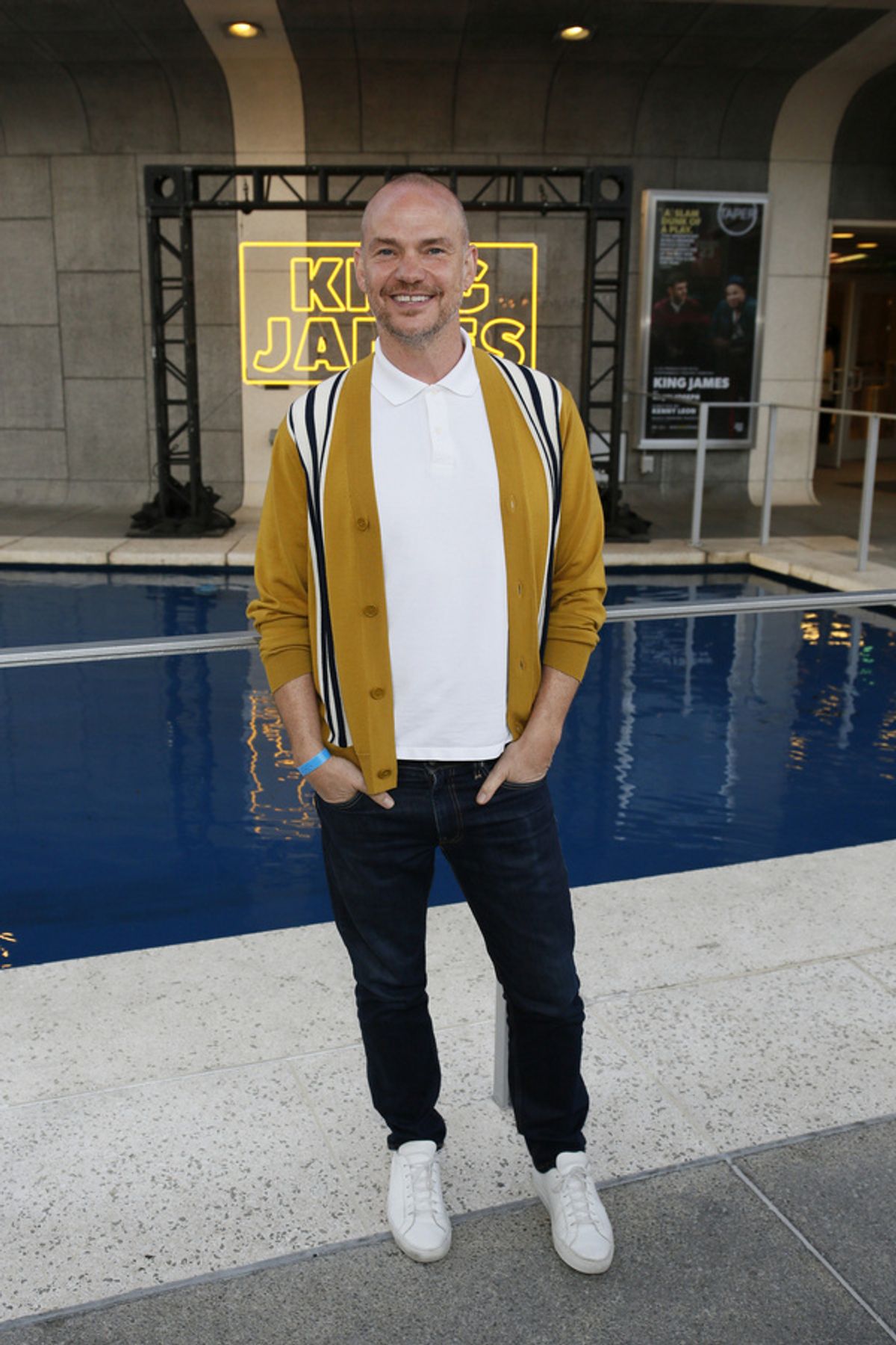 Actor Peter Paige arrives before the opening night performance of ?King James? at Center Theatre Group/Mark Taper Forum on June 8, 2022, in Los Angeles, California.  (Photo by Ryan Miller/Capture Imag at 