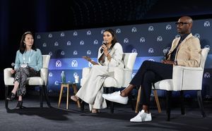 Rebecca Sun, Eva Longoria, and Charles D. King  Photo