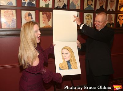 Jennifer Simard and Sardis Owner/General Manager Max Klimavicius  Photo