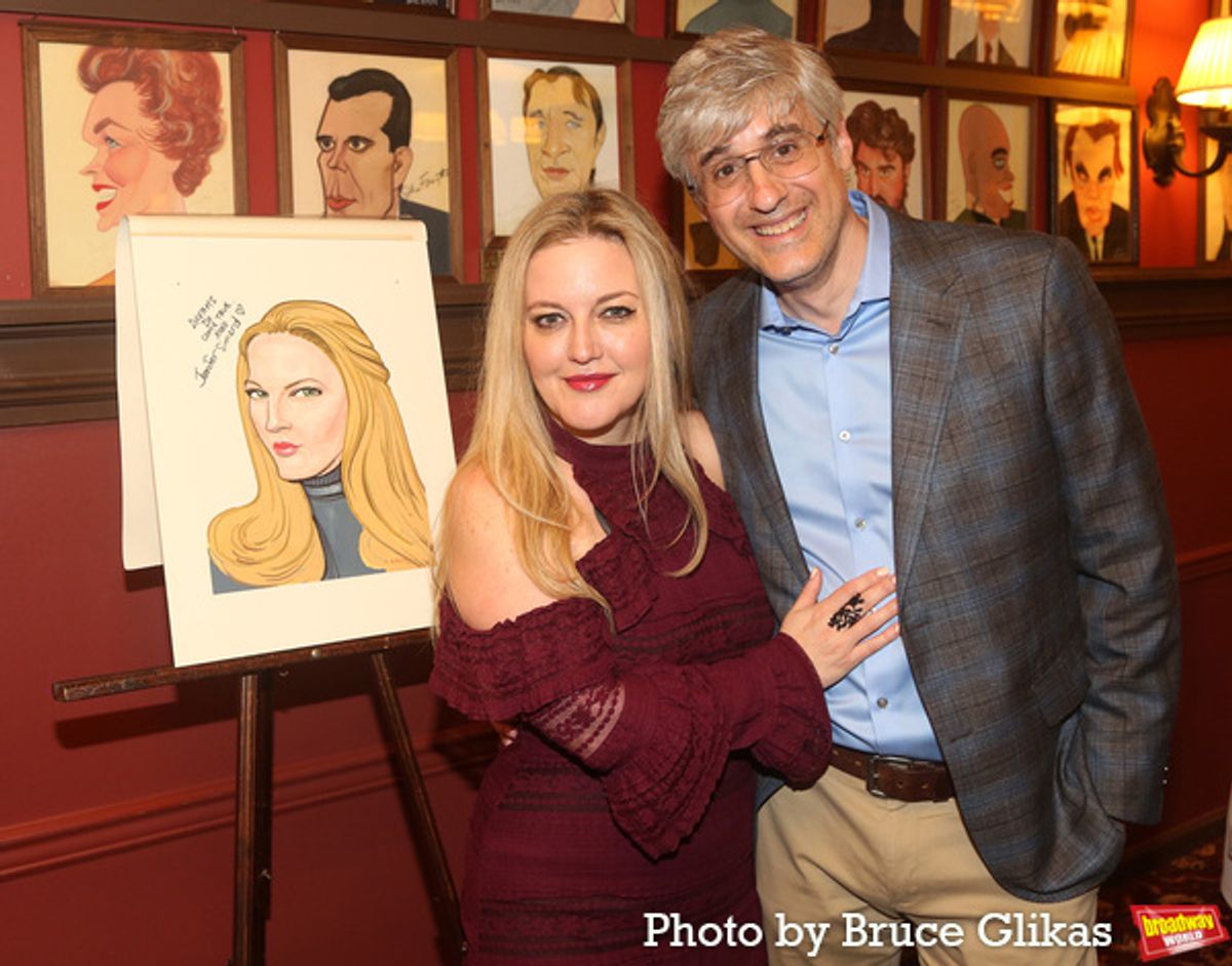 Jennifer Simard and Mo Rocca at 