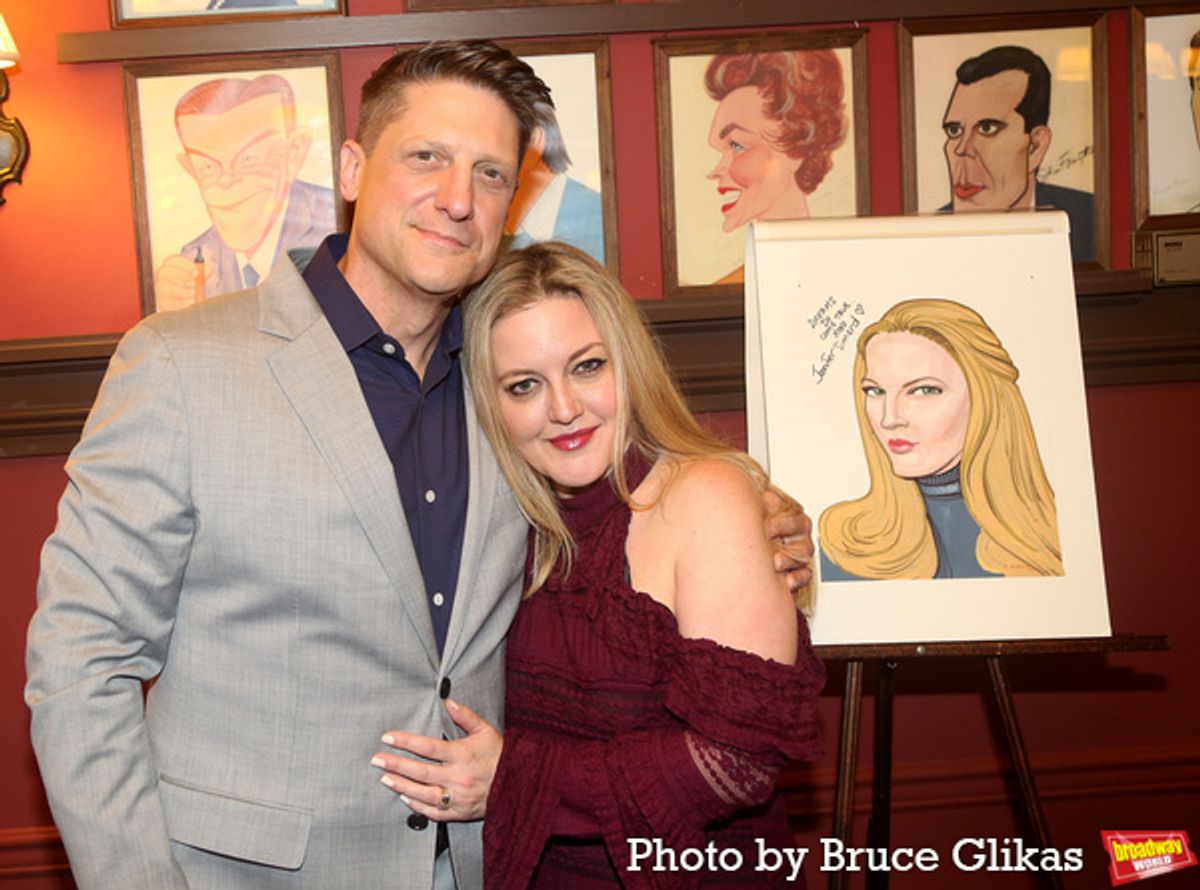 Christopher Sieber and Jennifer Simard at 