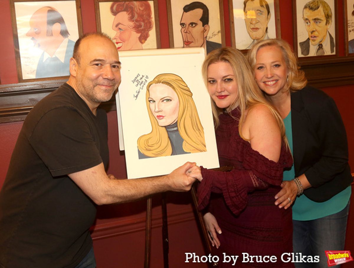 Danny Burstein, Jennifer Simard and Sally Wilfert at 