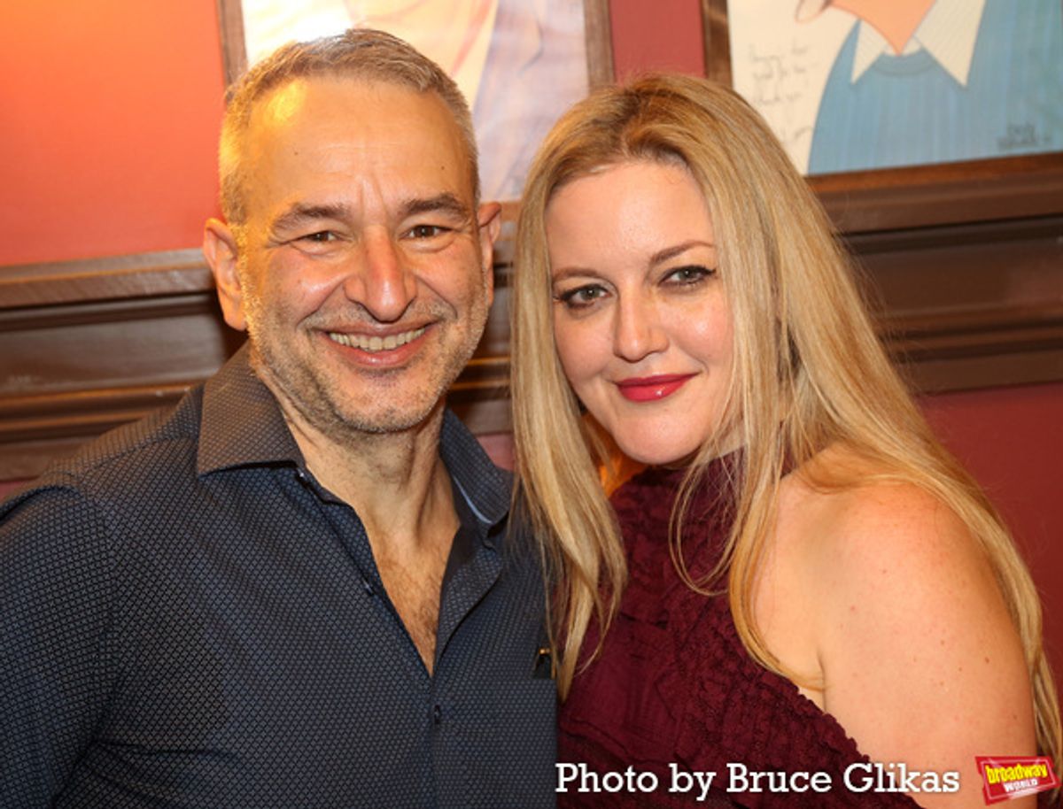 Joe DiPietro and Jennifer Simard at 