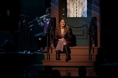 The cast of "Mr. Saturday Night" at THE 75TH ANNUAL TONY AWARDS, live from Radio City Photo