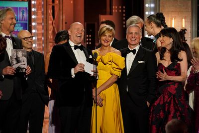 Producer Chris Harper and the cast and crew of "Company" at THE 75TH ANNUAL TONY AWAR Photo