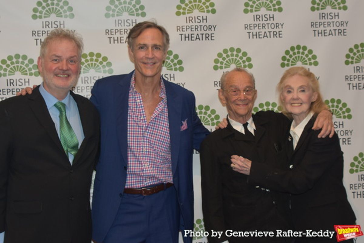 Ciaran O'Reilly, Howard McGillin, Joel Grey and Charlotte Moore at 