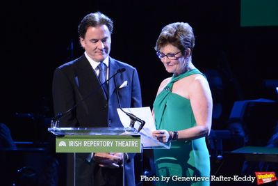 Gala Chair Kevin Curley and Board of Directors Chair Kathleen Begala Photo