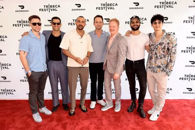 Carl Lundstedt, Jesse Williams, Patrick Adams, Jesse Tyler Ferguson, and Hiram Delgad Photo
