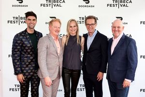 Justin Mikita, Jesse Tyler Ferguson, Amy Rice, Sam Bisbee, and Christopher Cowen  Photo