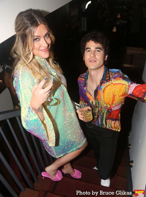 Mia Swier and Darren Criss Photo
