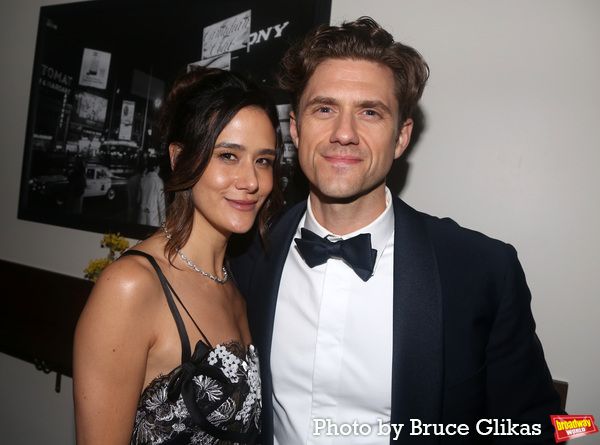 Ericka Hunter and Aaron Tveit Photo