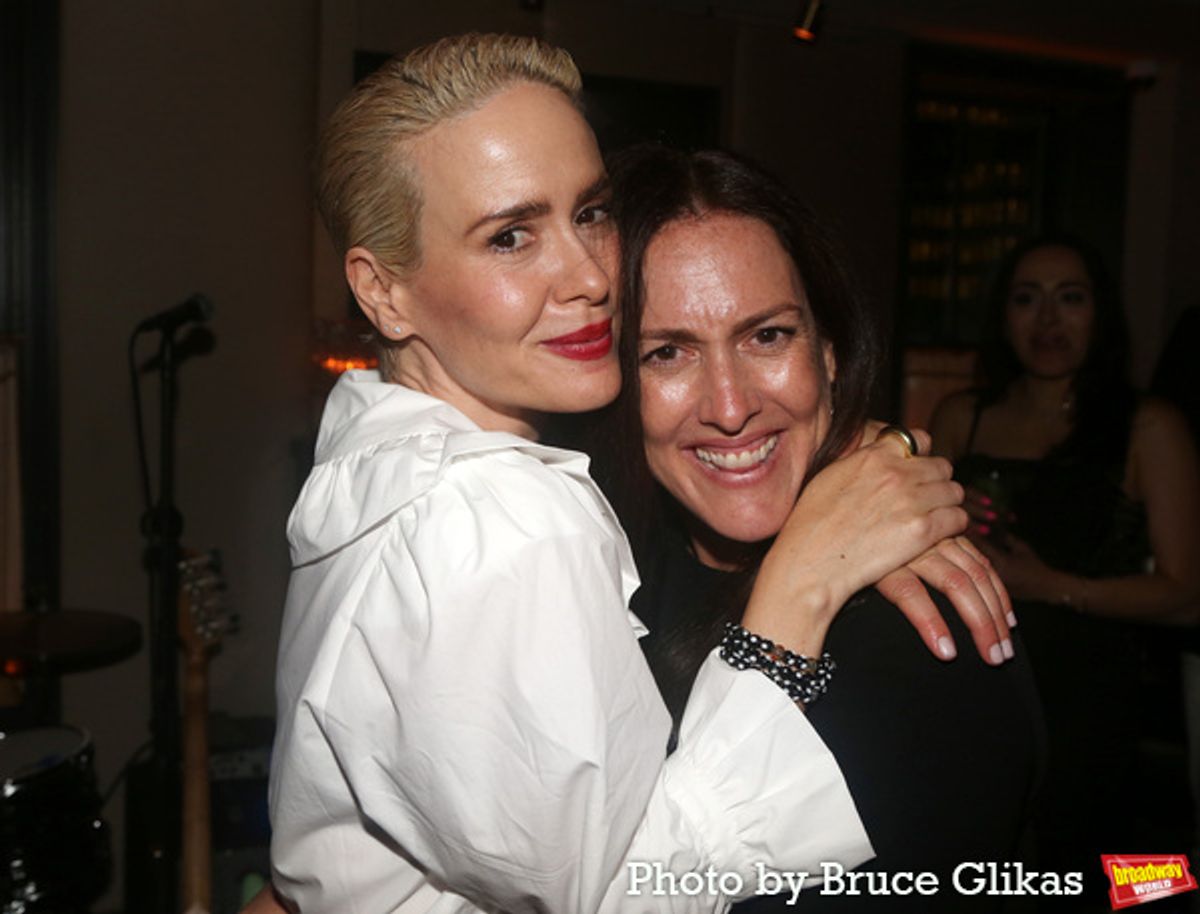 Sarah Paulson and Liz Paulson at 