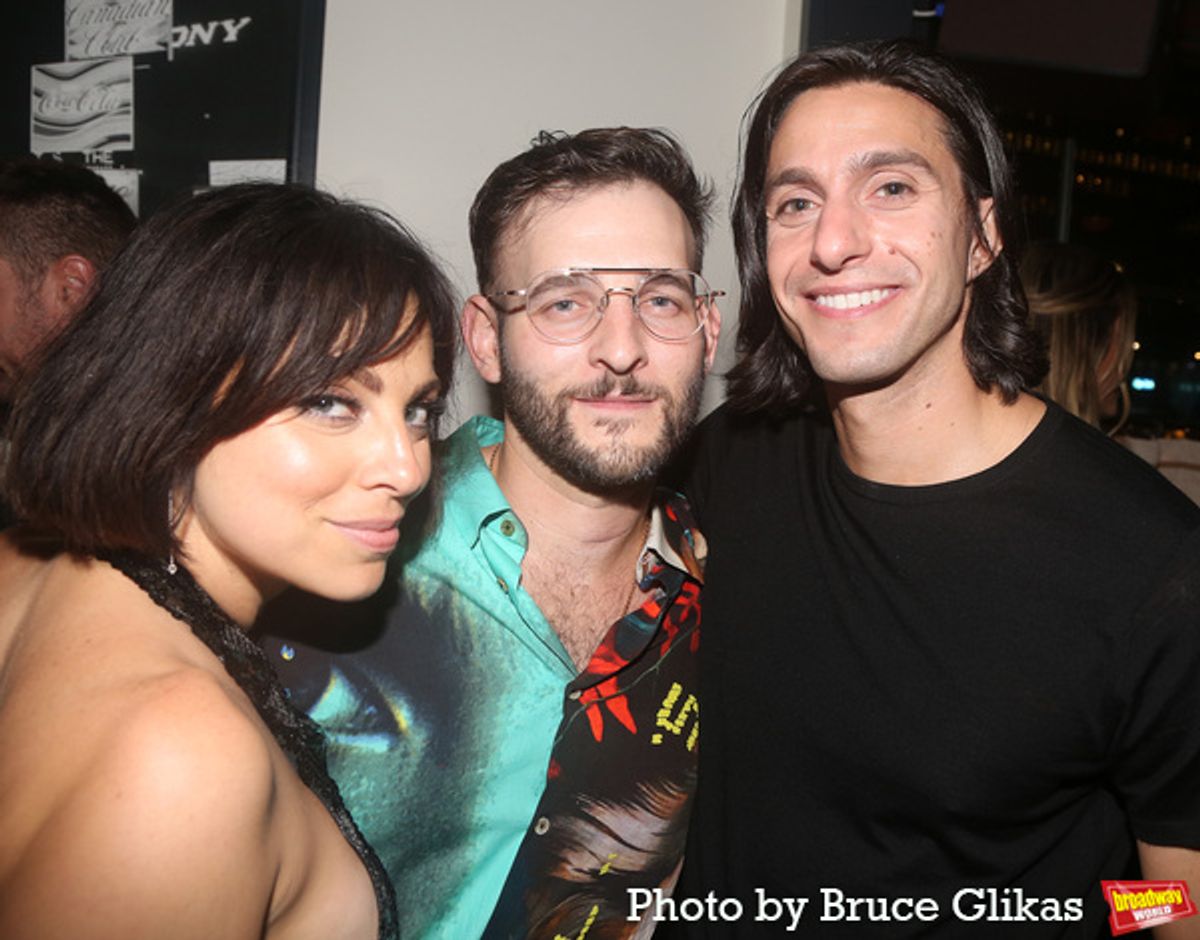 Krysta Rodriguez, Perry Dubin and Gideon Glick at 