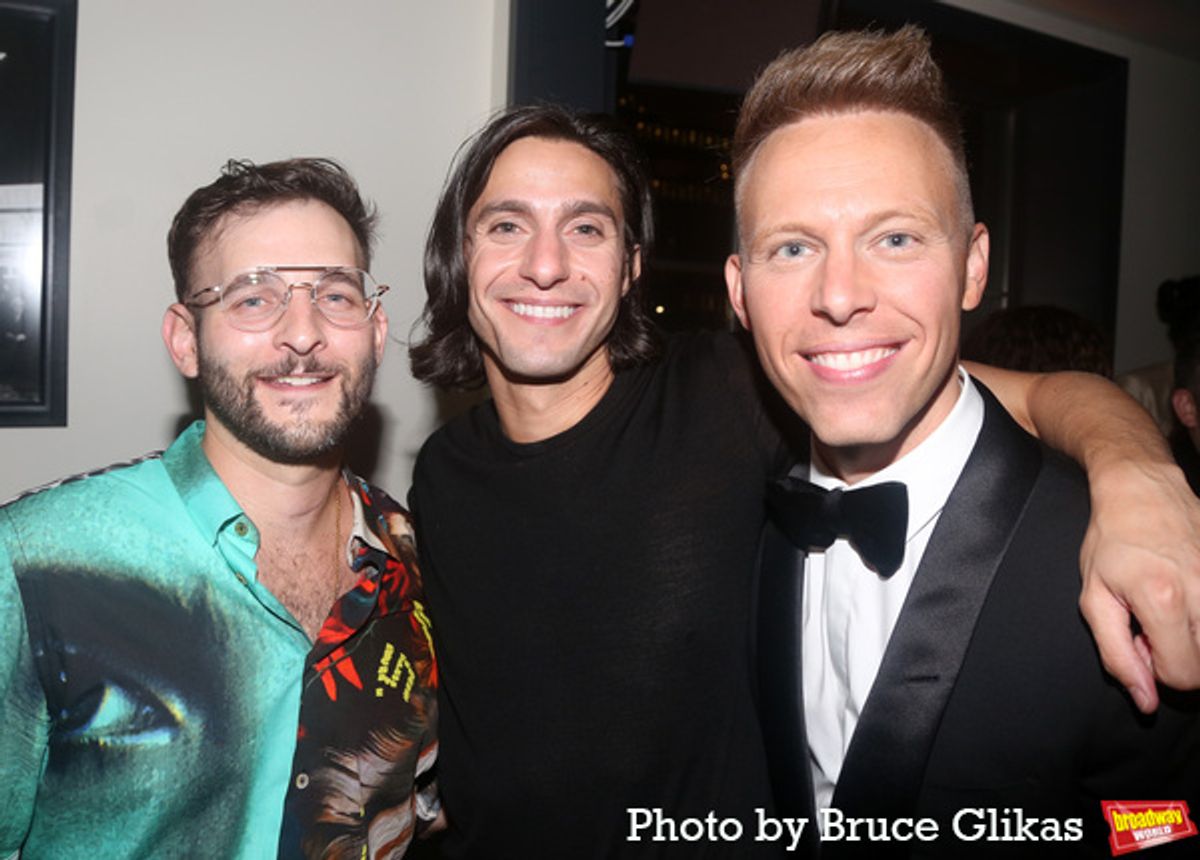 Perry Dubin, Gideon Glick and Justin Paul  at 